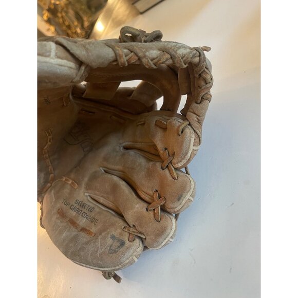 Regent Big Man Vintage Leather Baseball Glove Brown RHT  14” - Picture 4 of 9